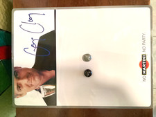 LAVAGNA MARTINI NO PARTY CLOONEY VINTAGE METALLO CON 2 CALAMITE