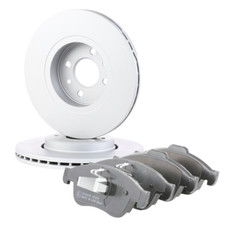 KIT DISCHI FRENO + PASTIGLIE PATTINI FRENO ANTERIORI RENAULT CAPTUR 2013 A 2019