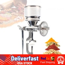 Macina cereali manuale in acciaio inox macina cereali a manovella grano fagioli mais