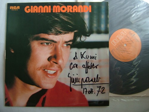 Autographed gianni morandi - autographed,
