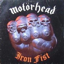 Motörhead iron fist near mint - fist,