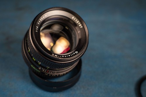 Objectif rolleinar 55mm - mc,