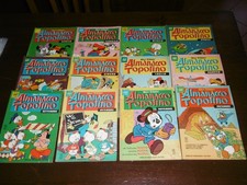 LOTTO WALT DISNEY ALMANACCO DI TOPOLINO ALBI D'ORO 1966 COMPLETA (GEN-DIC)