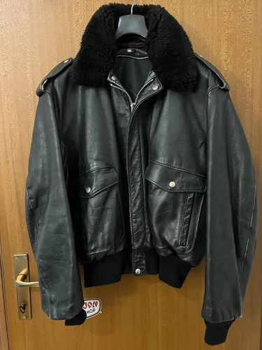 Giubbotto schott nero mod - schott,