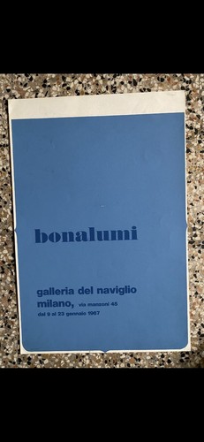 Bonalumi agostino manifesto - bonalumi,