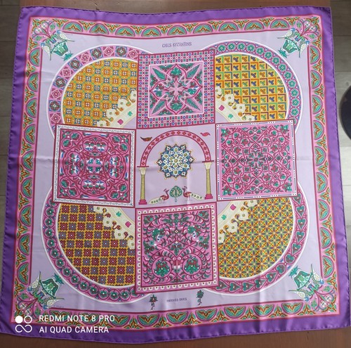 Foulard hermès soie - hermès, "