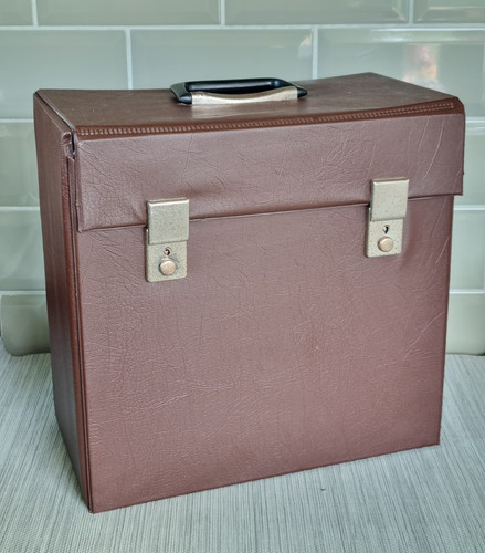 Vintage vinyl record carry - record,
