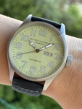 Orologio Società Militare Europea Quarzo Uomo 47mm Quadrante Verde MEC 11