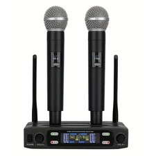 Set 2 Microfoni Wireless UHF