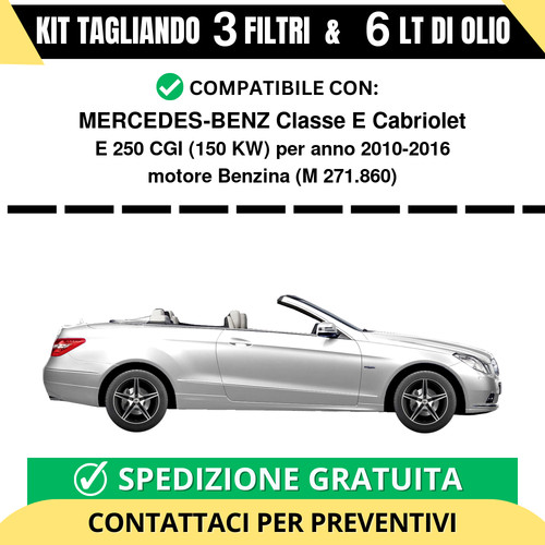 Tagliando per mercedes - per, mercedes-benz