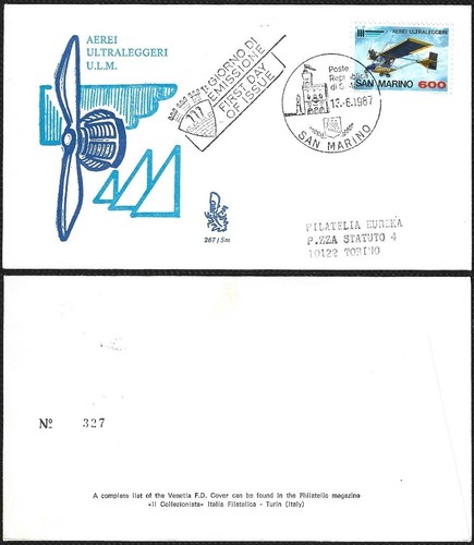 Fdc venetia mar 1987 - fdc,