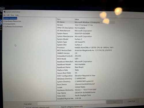 Microsoft surface 8 - surface, 10,8"
