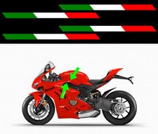 adesivi Moto Carene - 4  Bandiere adesive Ducati  Panigale  V4 - Stickers Ducati
