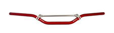 MANUBRIO NRTEAM 22 MM PIEGA MEDIA ROSSO 6061-T6 UNIVERSALE MOTO MOTARD CROSS MX