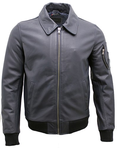 Giacca bomber pelle analina - bomber, in