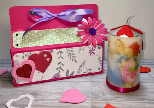 Candela con confezione