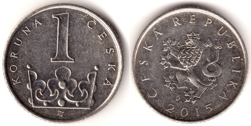 Repubblica ceca korún 2015 - ceca, 1