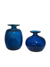 Coppia Vaso Vetro Mdina Design