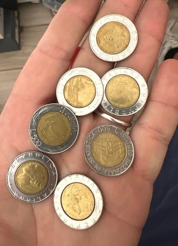 Lotto monete 500 - lotto,