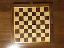 Scacchiera in legno con scacchi da viaggio 18x18 cm