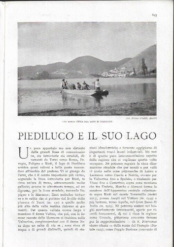 Pietro ubaldi piediluco e il - e,