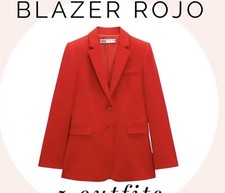 Giacca blazer zara rosa fucsia - zara,