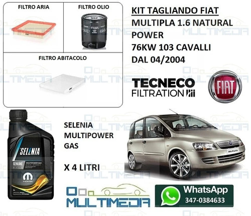 Kit tagliando olio originale - tagliando,