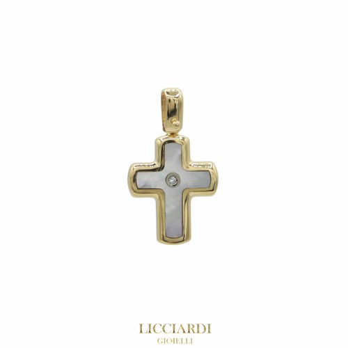 Ciondolo uomo croce - , oro