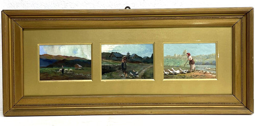 Quadro dipinto olio - quadro,