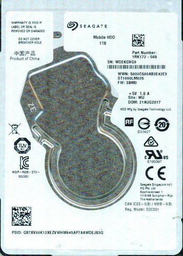 St1000lm035 1rk172 568 sbm3 - st1000lm035,, 1rk172-568,