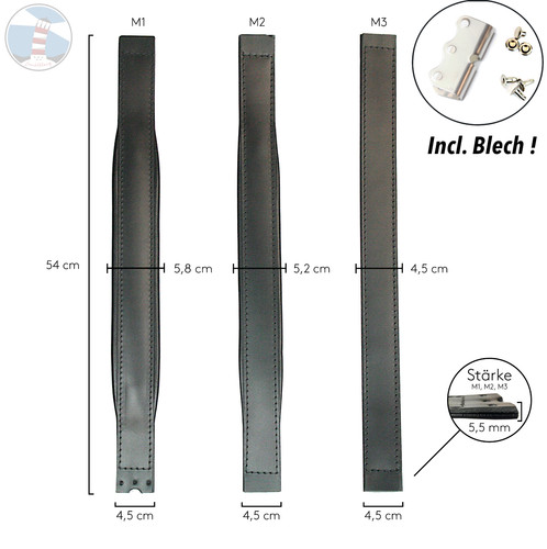 Cinghia basso fisarmonica - , nera