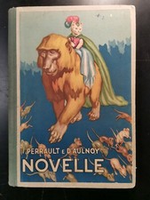 NOVELLE di Perrault  D'Aulnoy 1952 libro illustrato per ragazzi favole Romanelli