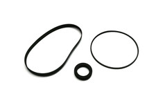 Idler Tire + set cinghia per PIONEER CT-737 CT-737 Mark II Cassette Deck Belts-Kit