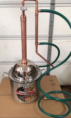 Caldaia inox rame alcool