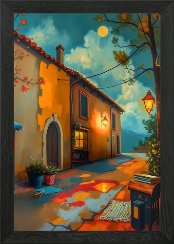 Affascinante scena strada - scena,