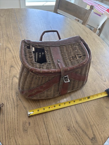 Creel pesca vimini vintage - creel,