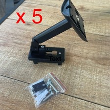 5 x nuove staffe a parete Bose SlideConnect WB-50 WB50 - nere (aka UB20-II / UB-20)