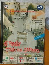6° RALLY DEL SANNIO  1989  Classifiche  Libro dei tempi