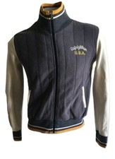 Felpa da uomo sportiva Refrigiwear Usa Giacca da Ragazzo Full zip Casual Cotone