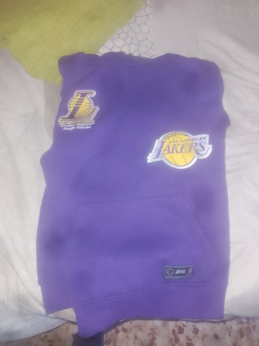 Felpa uomo cappuccio lakers - uomo,