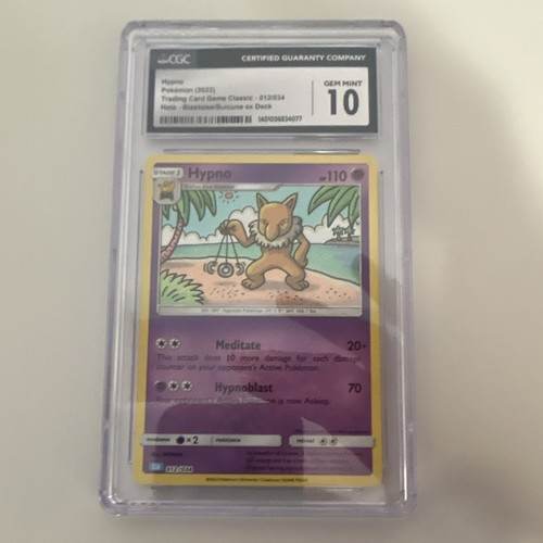 Cgc gem mint hypno 012 - 10,