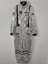 Silver Space Suit Costume XXL