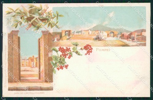 Napoli pompei cartolina xb5358 - pompei,