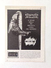 Pubblicita'Wilkinson Sword Lama Rasoio Old Advertising Werbung Vintage 1965 (F3)