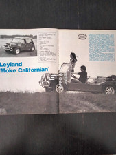 1979 LEYLAND MOKE CALIFORNIAN PROVE SU STRADA CARATTERISTICHE TECNICA VINTAGE