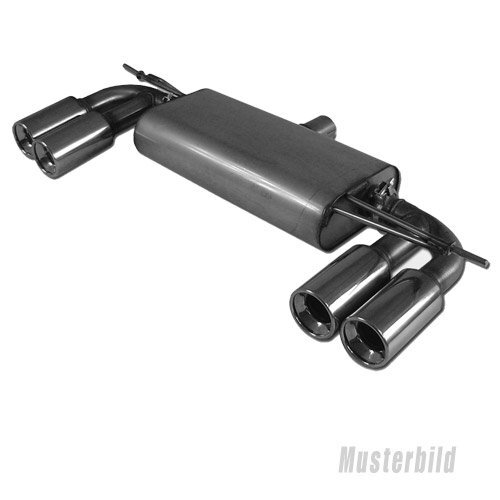 Silenziatore sportivo duplex