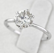 Anello - 14 carati Oro bianco