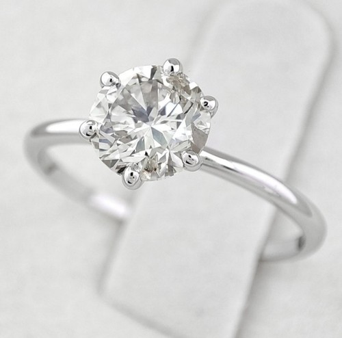 Anello carati oro bianco - 14,