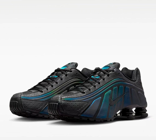 Nike shox black seaweed - r4,