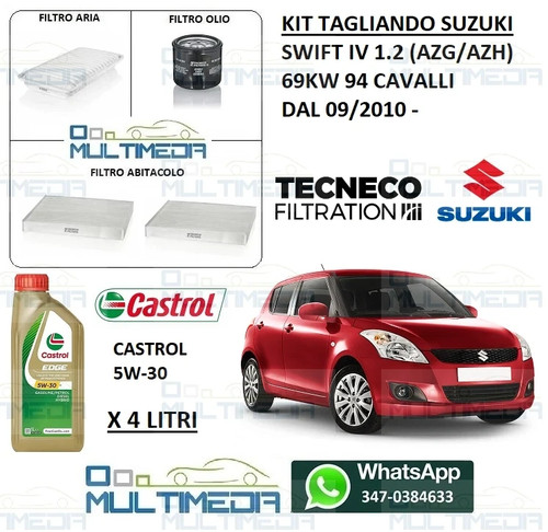 Kit tagliando filtri - tagliando, e